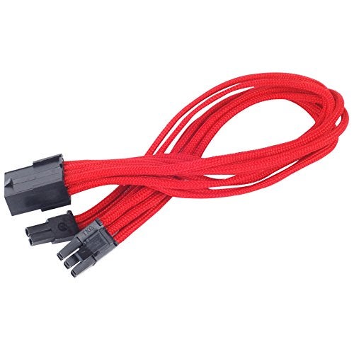 Silverstone Tek Sleeved Extension Power Supply Cable with 1 x 8-Pin to PCI-E 8-Pin Connector (PP07-PCIR) - Image 1