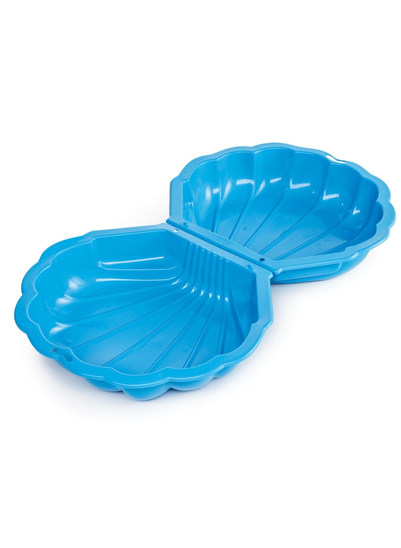 باراديسو حوض رملي على شكل صدفة باللون الأزرق - Image 1