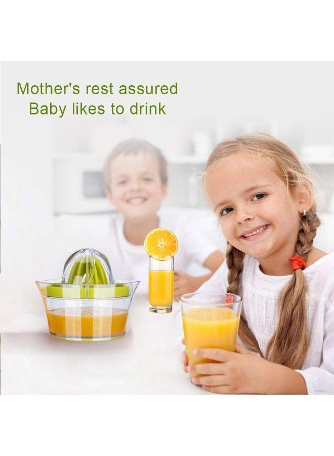 Manual Hand Squeezer, Citrus Lemon Orange Juicer, with Built in Measuring Cup and Grater, Non-Slip Base, Rotation Press with Strainer, for Fruits Lemons and Limes - Image 5