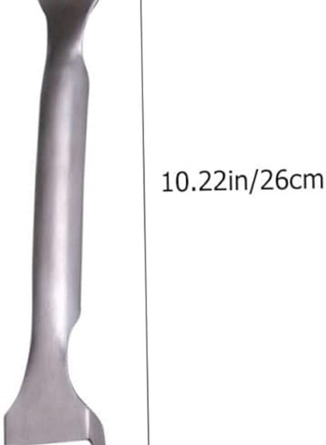 Stainless Steel Watermelon Cutter Set 2 Piece Multi Functional Fruit Splitter for Kitchen - Image 2