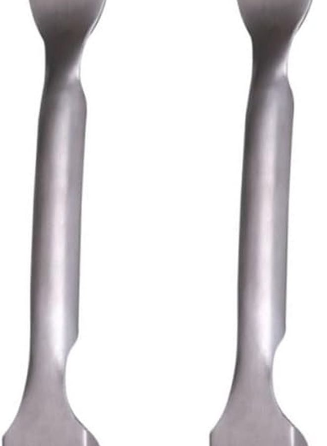 Stainless Steel Watermelon Cutter Set 2 Piece Multi Functional Fruit Splitter for Kitchen - Image 1