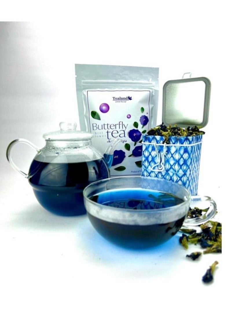 Tealand Blue Natural Herbal Butterfly Pea Thai Orchid Flower Tea 60g  - Image 5