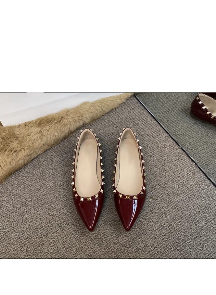 Female French style Soft Soled Flat Sole Single Shoe  - Image 1