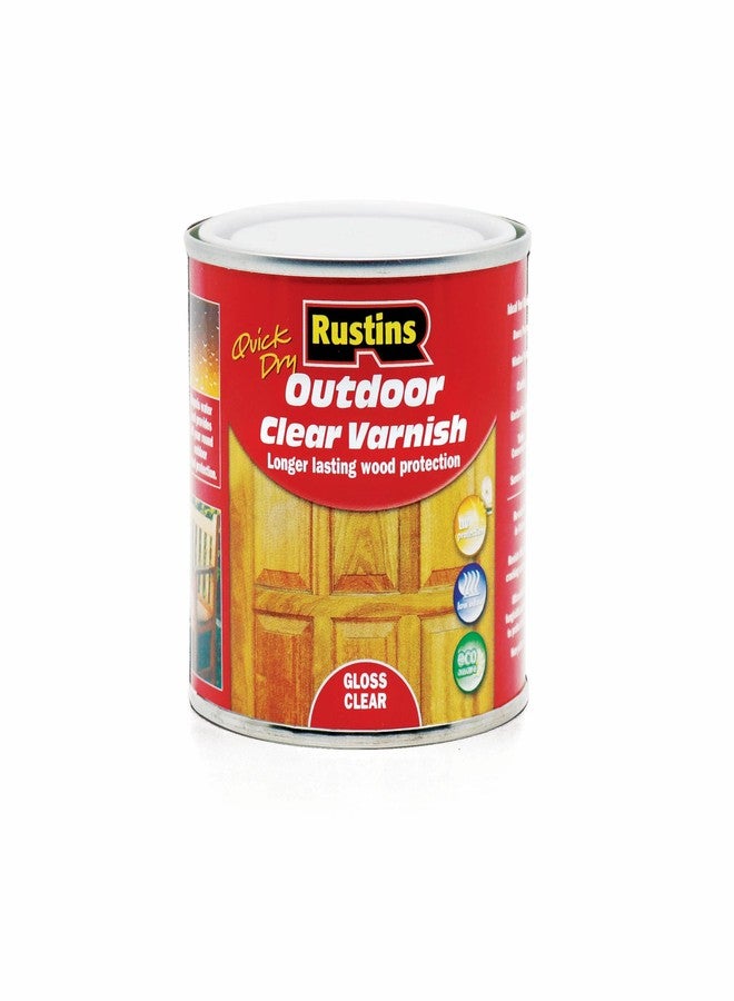 Rustins EAVG250 250ml Outdoor Varnish Gloss - Clear - Image 2