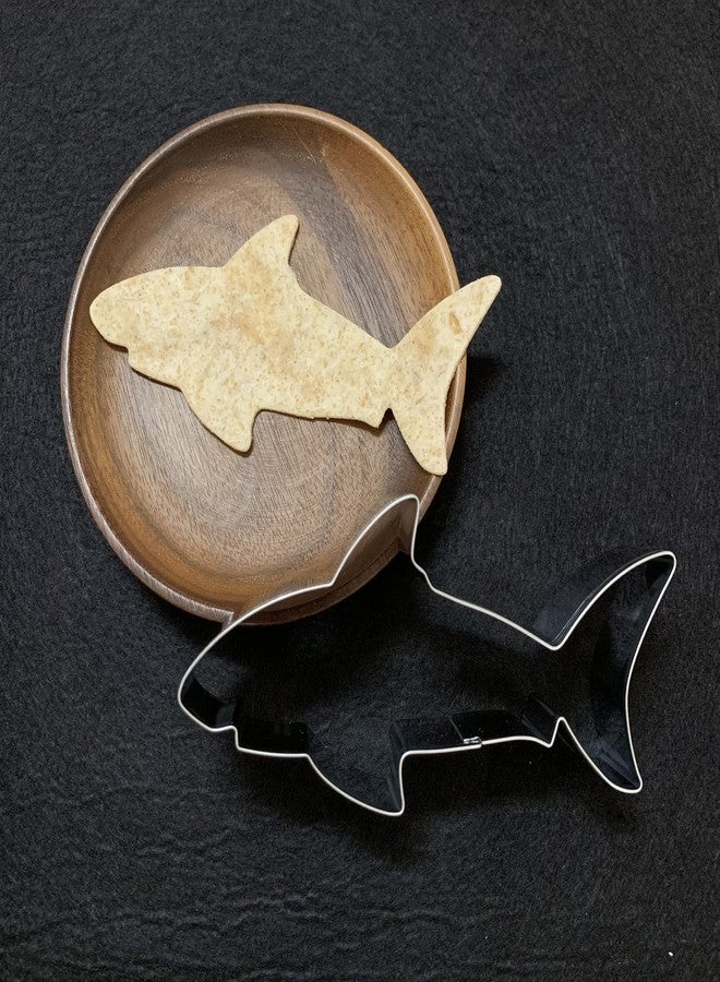 LUBTOSMN Large White Shark Cookie Cutter-5.1 Inches-Cookie Cutters Molds for Shark Themed Birthday Pool Party Supplies - Image 3