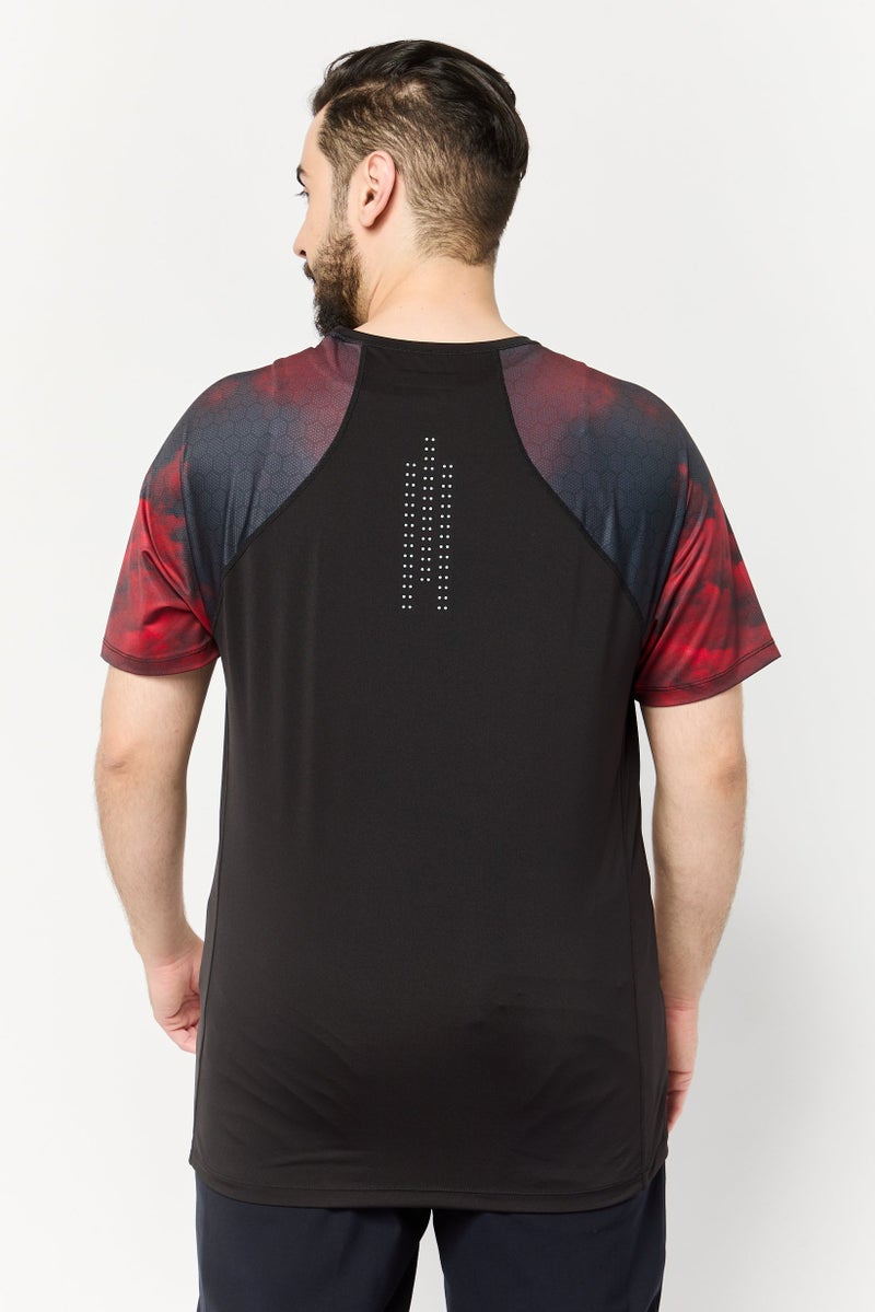 Scuderia Ferrari Men Sportswear Fit Short Sleeve Running T-Shirts, Multicolor - Image 4