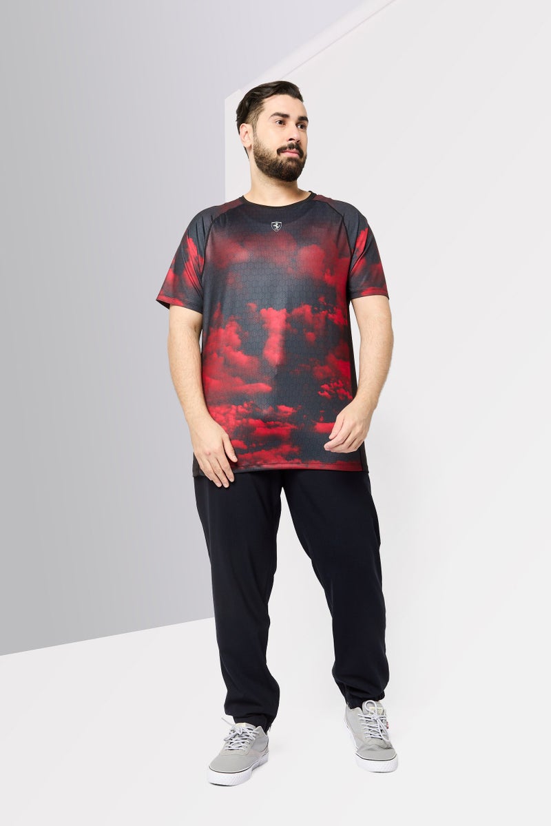 Scuderia Ferrari Men Sportswear Fit Short Sleeve Running T-Shirts, Multicolor - Image 2