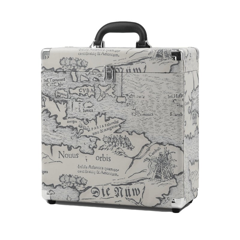 Vinyl Record Box 7 Inches 10Inch 12Inch Gramophone Disc Cdlp Classification Portable Suitcase Collection Box - Image 4