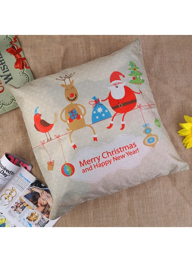 نيبمينينت غطاء وسادة ديكور أنيق مزين بطبعة متعدد الألوان - Image 1