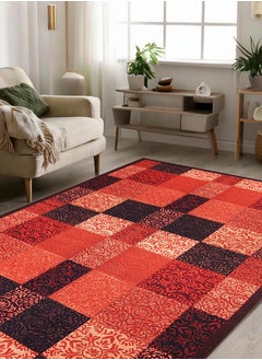 Status Contract Printed Vintage Home Floor Decor Carpet Rug Anti Skid Backing for Home, Living, Office, Rooms & Bedroom, 121 X 182 Cm  - Image 1