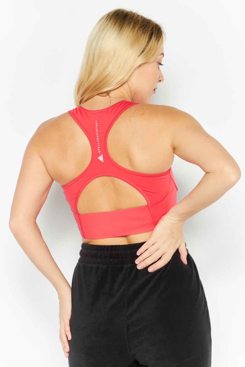Adidas Adidas x Stella McCartney Women Sportswear Fit Sleeveless Training Crop Top, Hot Pink  - Image 4