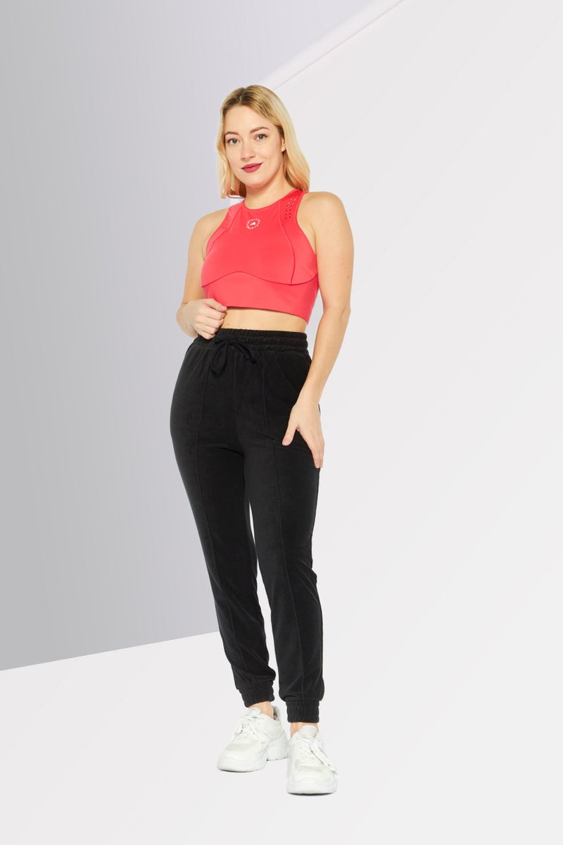 Adidas Adidas x Stella McCartney Women Sportswear Fit Sleeveless Training Crop Top, Hot Pink  - Image 2