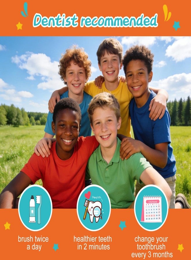 COCOBURI Travel Toothbrush Kit for Teens on The Go, Complete Portable Dental Set with Toothbrush,Toothbrush Cap, Cup Included and Carry Bag,BPA Free,Compact for Trips & Sleepovers - Image 5