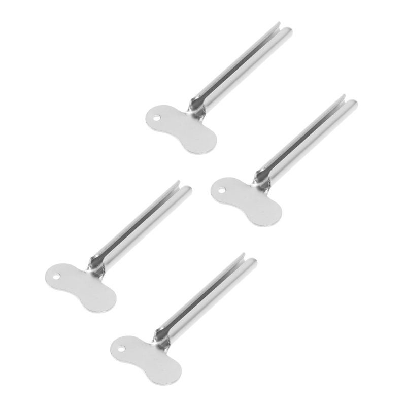 4Pcs Stainless Steel Toothpaste Squeezer Set Adjustable Tube Roller For Bathroom - Image 2