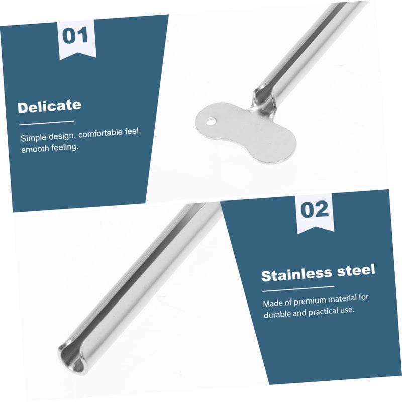 4Pcs Stainless Steel Toothpaste Squeezer Set Adjustable Tube Roller For Bathroom - Image 4