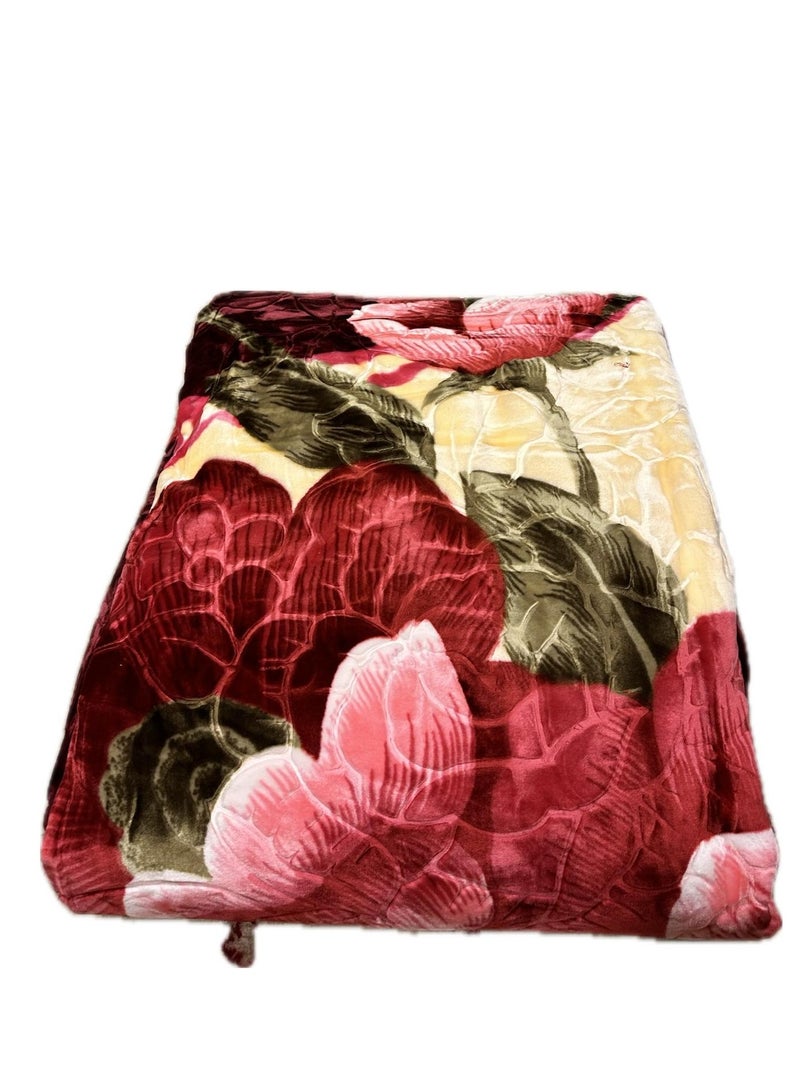 ROYAL MAARYA 2 PLY SUPER SOFT EMBOSSED BLANKET - Image 2