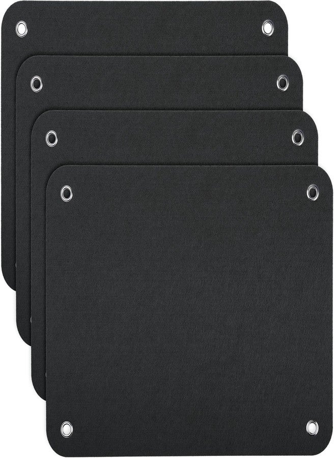 Yunsailing 4 Pieces Felt Board for Toddlers Classroom Flannel Board Stories for Preschool Homeschooling, Kids Felt Story Activity Wall Hanging Children Birthday Gifts, 11.8 x 15.75 Inch (Black) - Image 1