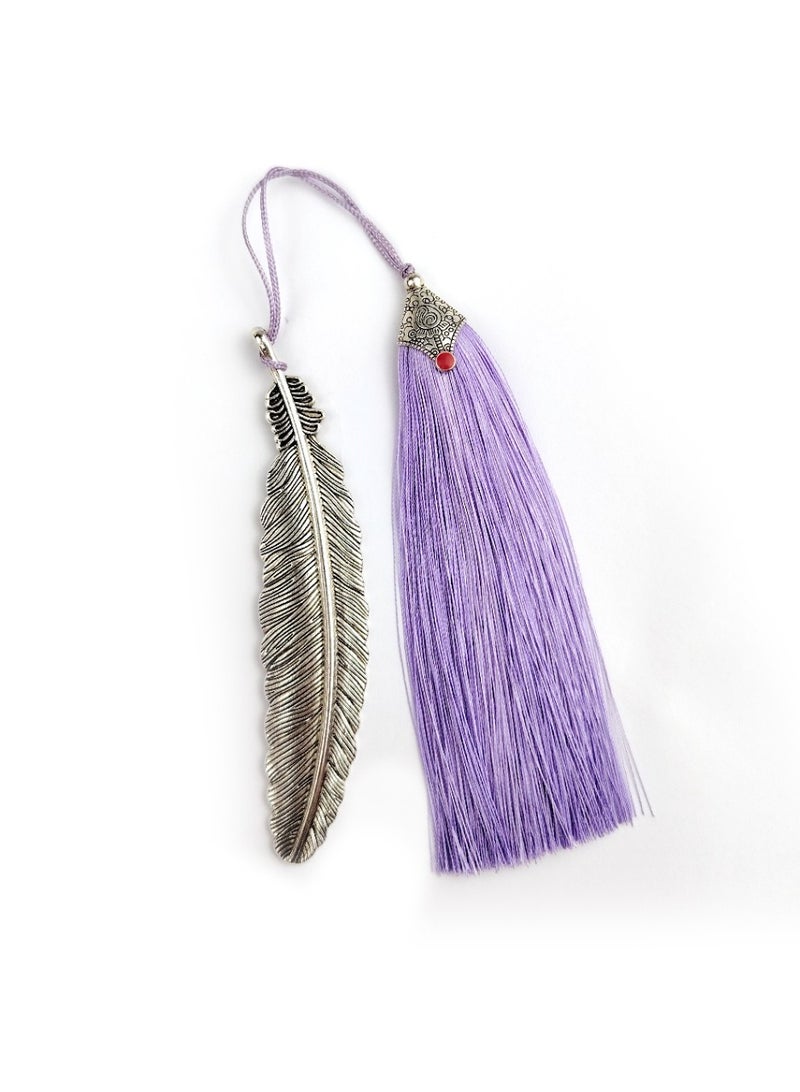 بوك مارك معدني أنيق بلمسة فنية فاخرة، مثالي لعشّاق القراءة والهدايا المميزة. - Image 1