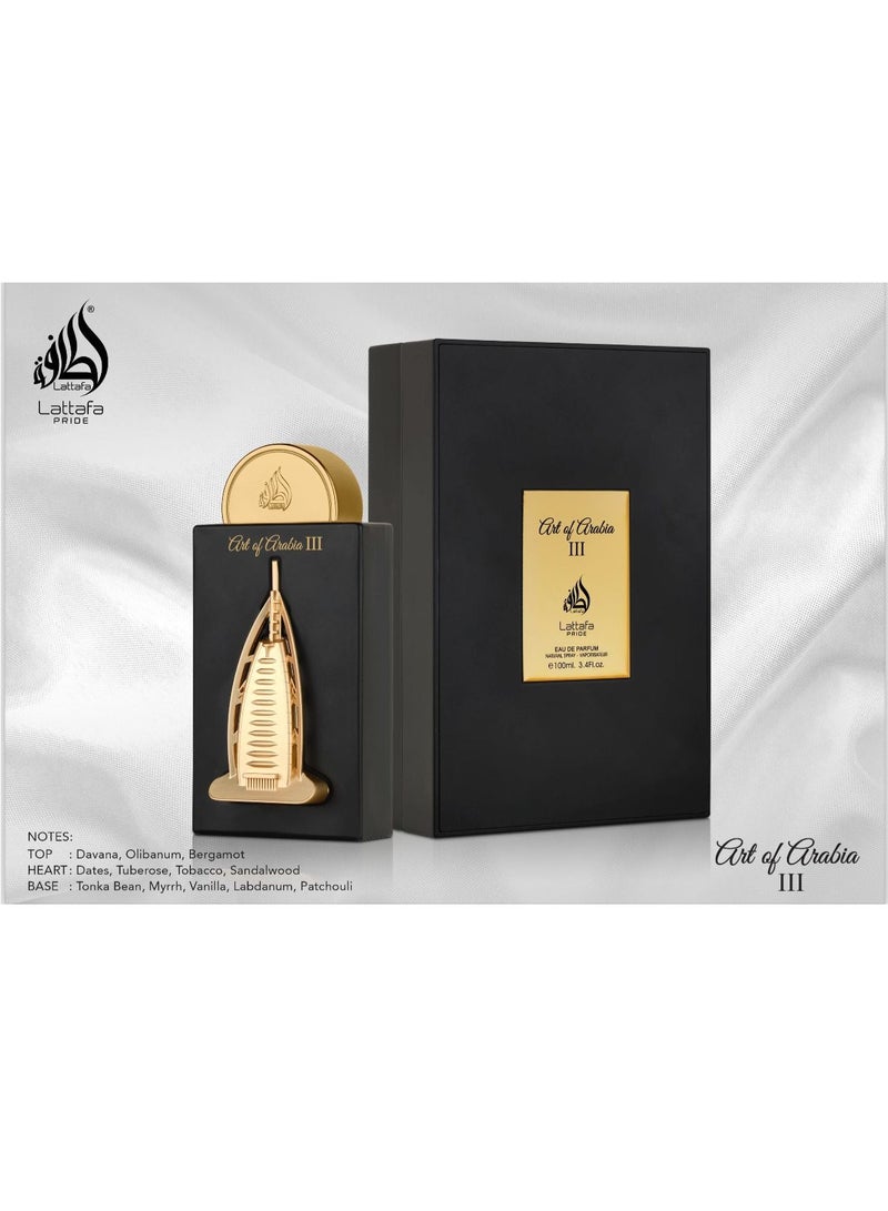 Lattafa Lattafa PRIDE Art of Arabia III Eau de Parfum - 100ml | A Luxury Fragrance for Men and Women  - Image 4