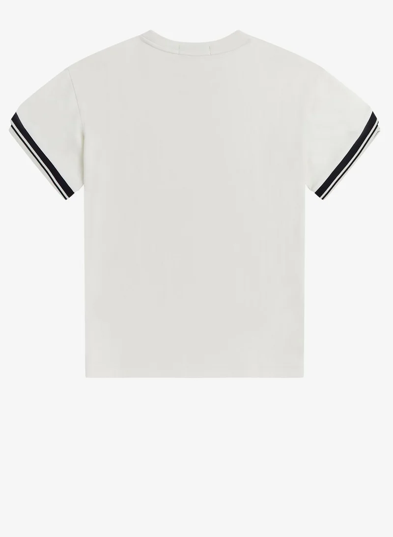 FRED PERRY Cuffed Sleeve T-Shirt