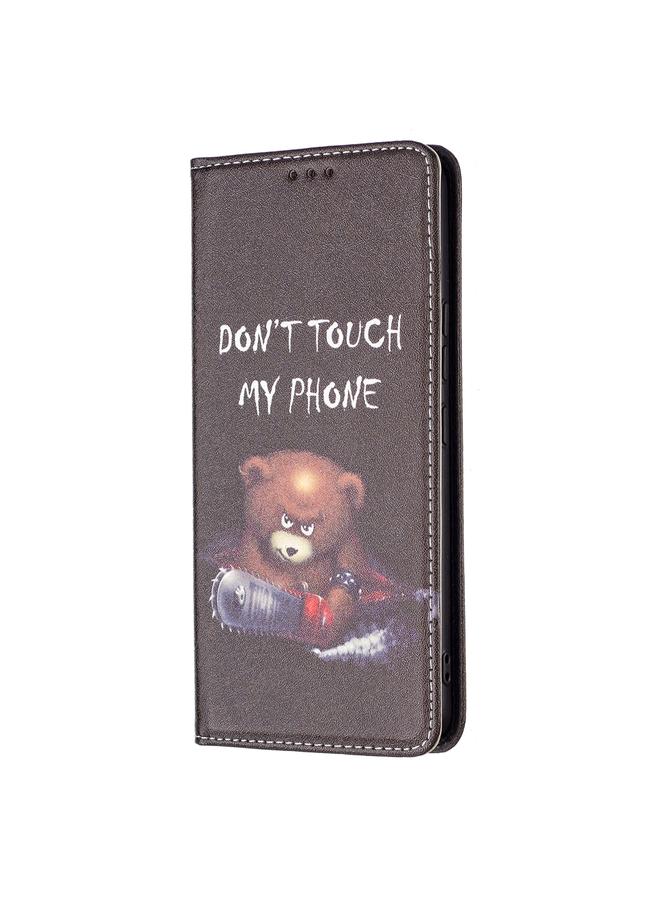 اس-توب جراب لهاتف Samsung Galaxy A53 5G بنمط رسم ملون، جراب هاتف مغناطيسي غير مرئي من جلد البولي يوريثان - Image 2