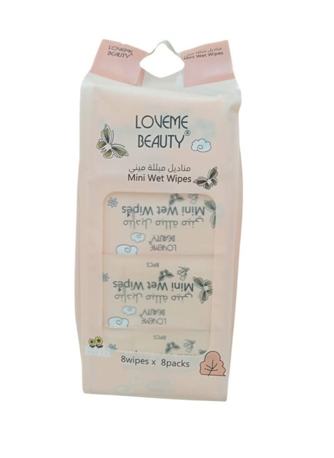 Mini wet wipes