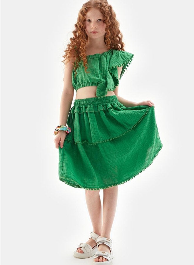 Tyess Girl Green Skirt - Image 1