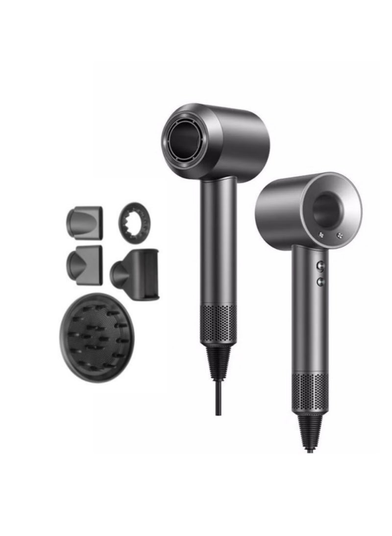 DOSCHER 110,000 RPM Negative Ion Hair Dryer with 5 Attachments - Image 1