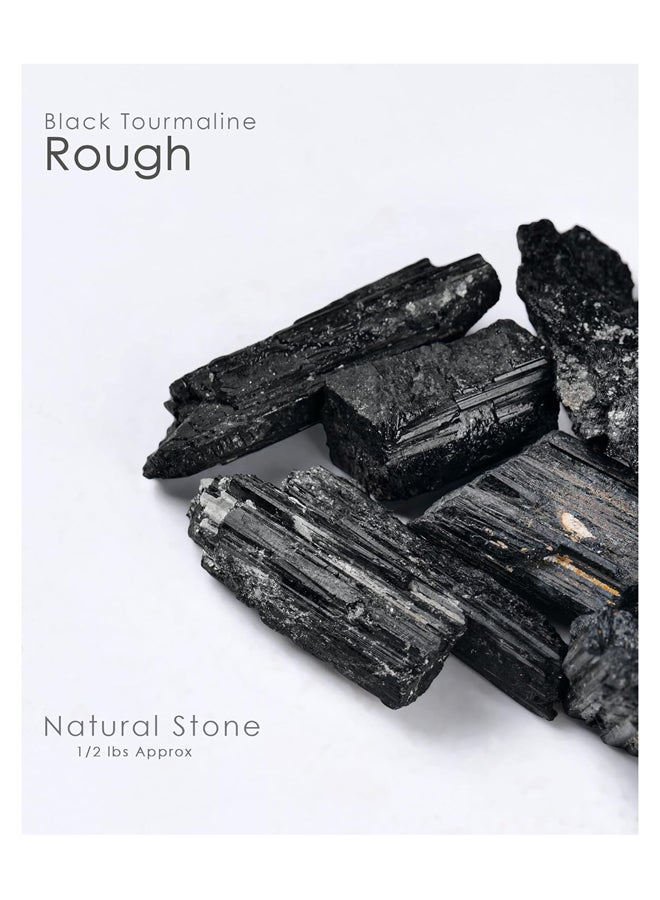 Tourmaline Crystals - Rough Crystals & Gemstones - Fall Rocks - Loose Crystals - Reiki Supplies - Wholesale Raw Crystals - Decorative Rocks - Crystal Decor - Stone Gifts  - Image 2