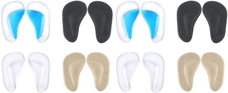 cheekyglo 8pairs cm Pads Pain Shoe Men Orthopedic Relieve Pain& Kids Women Support Feet Insole Pad Foot Reusable Size Plantar Shoes Self- Inserts: Pressure Fasciitis Baby Feet, Children S - Image 1