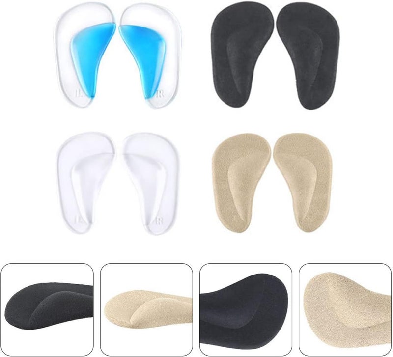 cheekyglo 8pairs cm Pads Pain Shoe Men Orthopedic Relieve Pain& Kids Women Support Feet Insole Pad Foot Reusable Size Plantar Shoes Self- Inserts: Pressure Fasciitis Baby Feet, Children S - Image 5