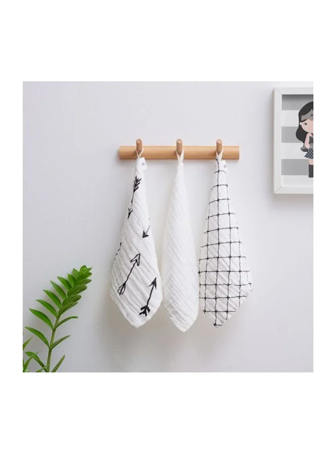 Anvi Baby Muslin Face and Burp Cloth 100% Organic Cotton Set of 3 Keen Arrows