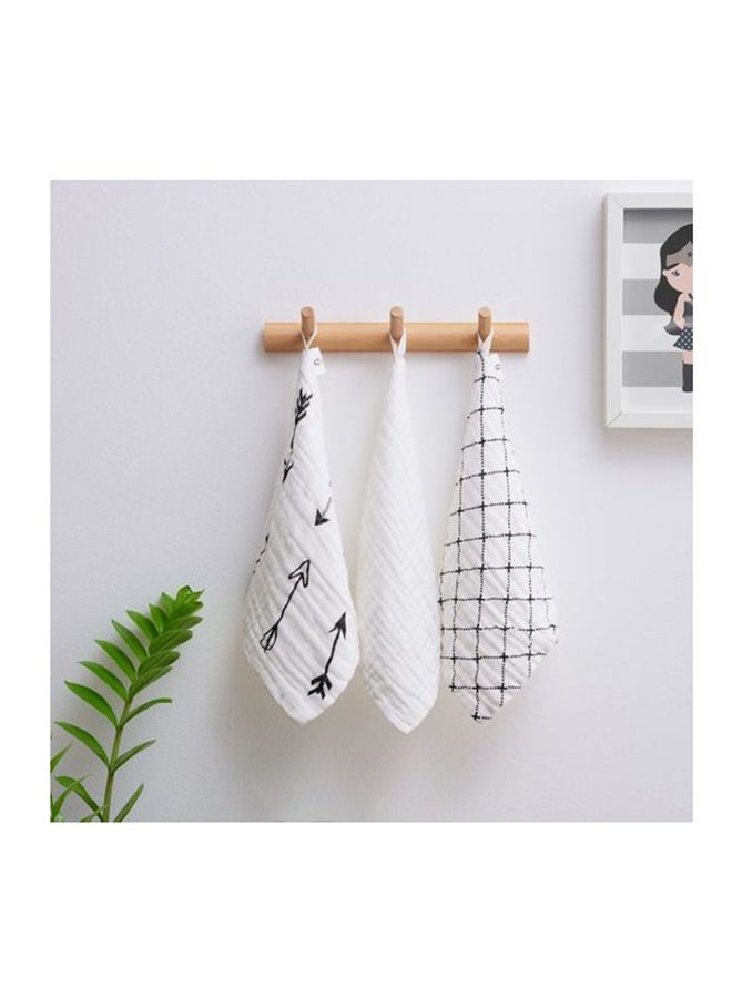 Anvi Baby Muslin Face and Burp Cloth 100% Organic Cotton Set of 3 Keen Arrows  - Image 3