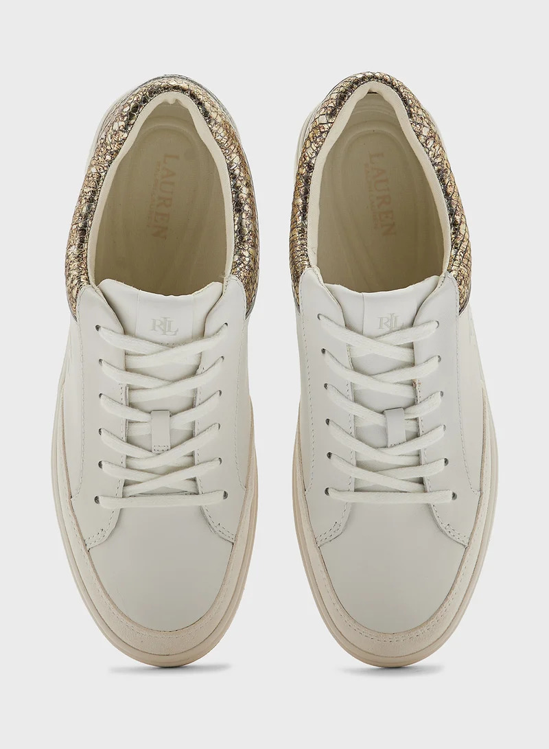 لورين رالف لورين Hailey Ii Low Top Sneakers