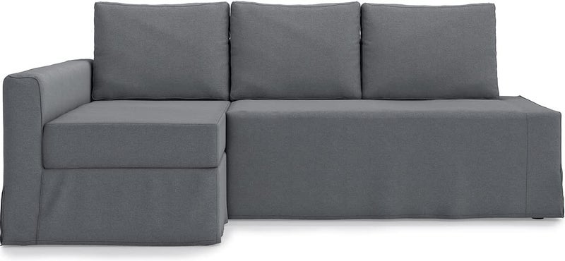 TLYESD Easy Fit Friheten Couch Cover Replacement for IKEA Frihten Sofa Cover Friheten Sleeper Sofa Cover Friheten Cover OnlyDark Grey Left Chaise