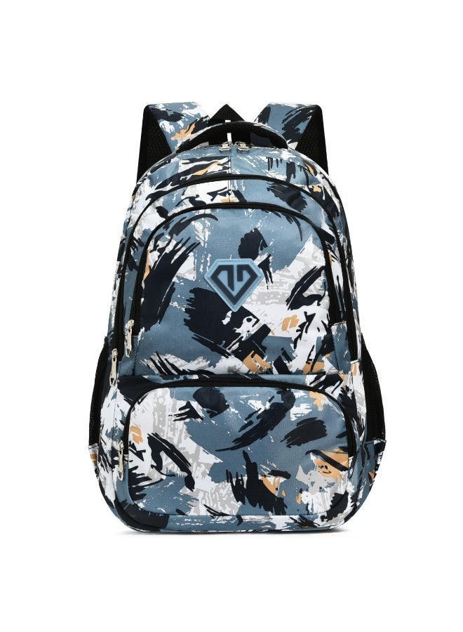 New camouflage casual backpack - High school double-shoulder bag - Large capacity middle school schoolbag - Image 1