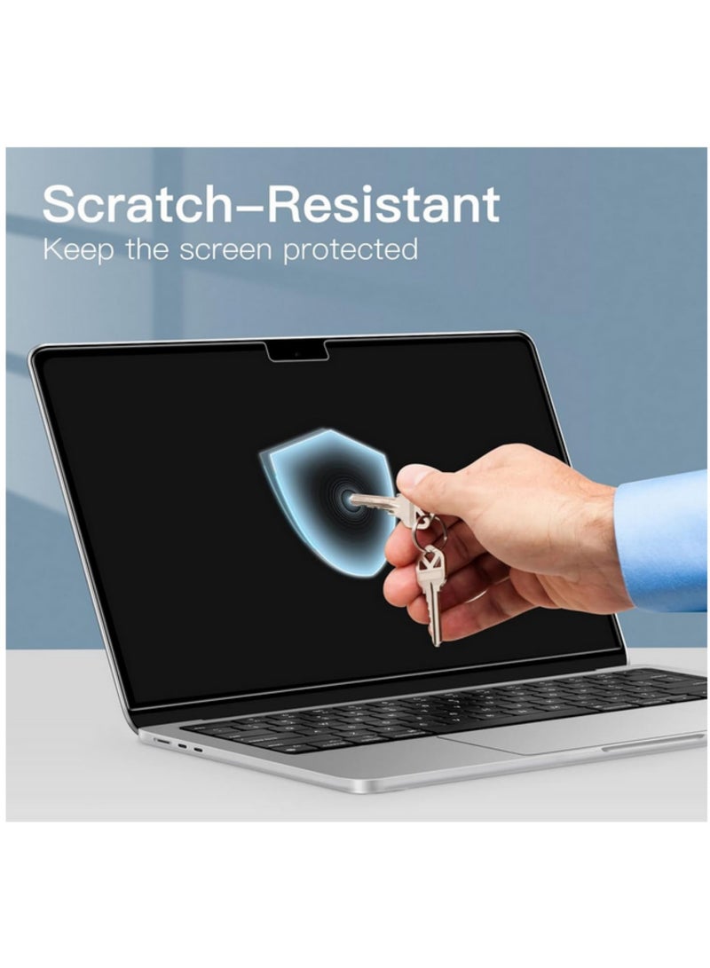 2Pack for MacBook Air M3 13 Inch A3113 2024 and for MacBook Air M2 13.6 A2681 2022 Soft Anti Scratch Screen Protector with Anti Glare Fingerprint Proof Clear Protective Film  - Image 3