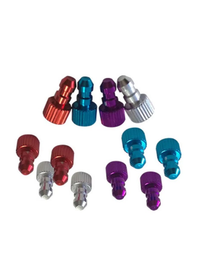Oil Tank Fittings Aluminum Alloy Oil Stop Head Oil Pipe Plug Oil Pipe Plug Is Suitable For Oil Pipe With Inner Diameter Of 3-4mm-Color:Silver  - Image 2