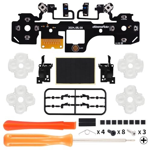eXtremeRate Light Version Whole Clicky Kit for PS5 Controller BDM-030 Shoulder Face Dpad Buttons, Custom Micro Switch L2R2 Face Buttons Clicky Kit and Tactile L1R1 Keys Mouse Click for PS5 Controller - Image 3