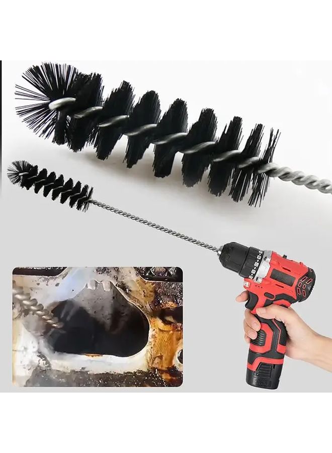 2Pcs Car Engine Intake Valve Cylinder Carbon Removal Cleaning Brush Kit - Image 1