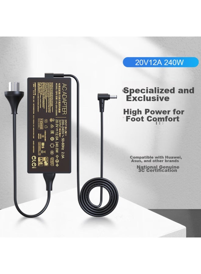 Elei E Le Asus Tianxuan, Shenzhou, Msi Mechanical Revolution Laptop Power Adapter 240w 20v12a Asus Rog Ice Blade 4plus Gx701l/g5525 - Image 1