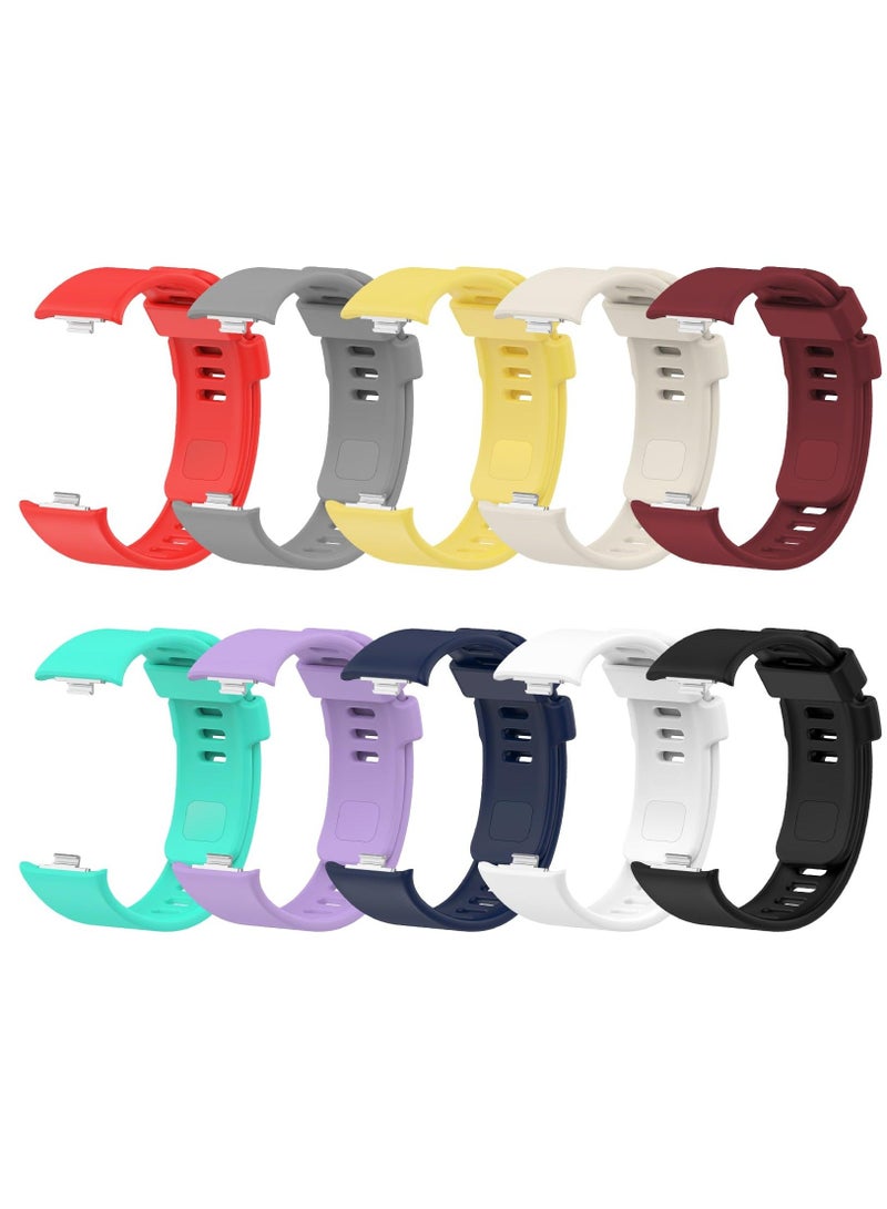 10 Straps Compatible with Redmi Watch 4 Smartwatch Watchband Xiaomi Band 8 Pro Straps Sport, Breathable, Silicone Strap for Redmi Watch 4 & Xiaomi Band 8Pro, Women Straps Men's Bands - Image 2