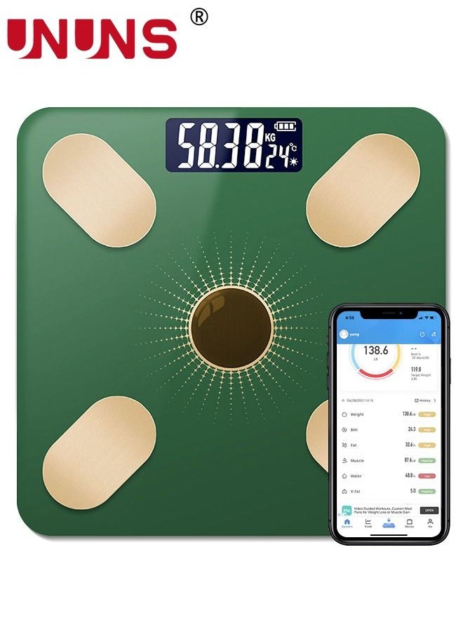 Electronic Weight Scale,Bluetooth Smart Body Fat Body Composition Scales,Solar power supply And Usb Charging,Body Composition Monitors With Smartphone App For Family - pzsku/Z3633E27FABC8E1EF5E33Z/45/_/1687314701/b7bf17fe-845c-4dd1-abf7-0003397ee0ca