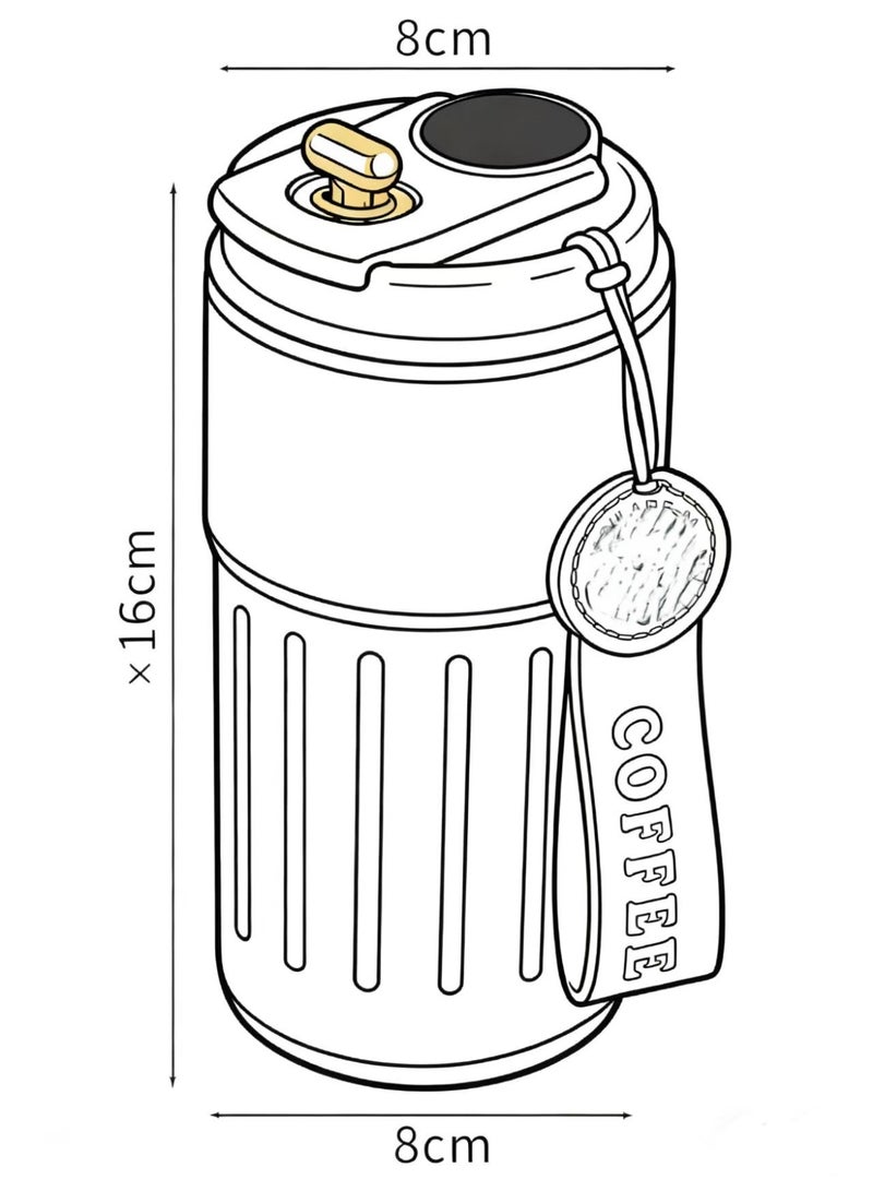 Vacuum thermos cup 400ml - Image 3