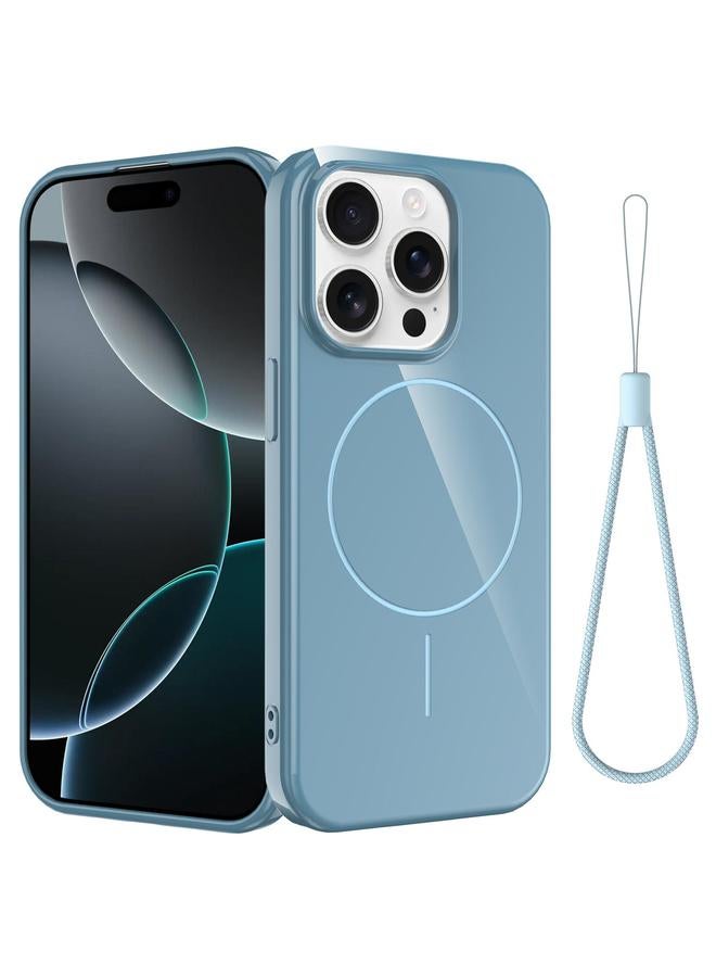 اس-توب جراب لهاتف iPhone 14 Pro Max مصنوع من مادة TPU اللامعة المقاومة للصدمات مع حبل تثبيت - Image 1