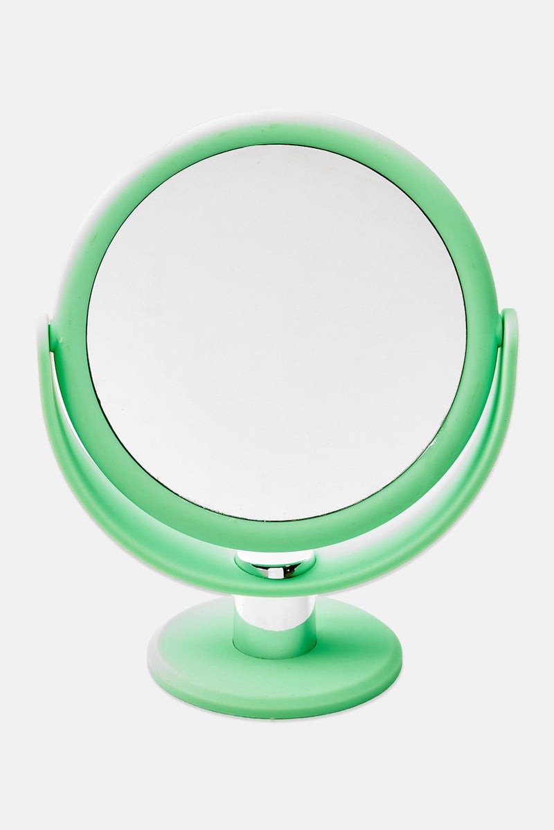 Oasis Home Vanity Mirror With Soft Touch Handle, Mint Green  - Image 1