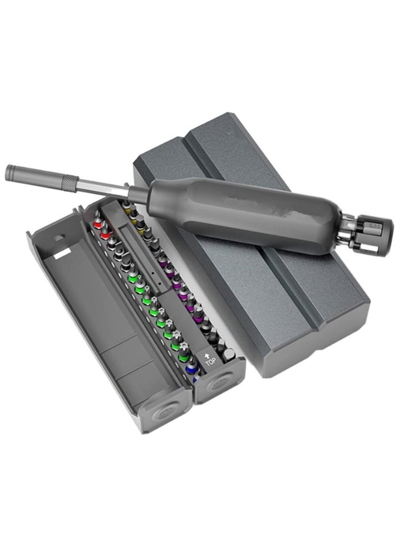 مجموعة مفكات براغي دقيقة 40 في 1 مجموعة لقم فيليبس سداسية مشقوقة مغناطيسية - Image 3