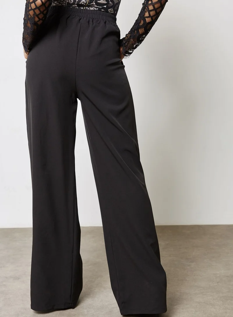 Ginger Self Tie Wide Leg Pants