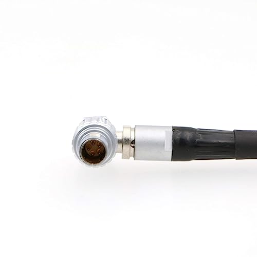 Uonecn Sound Devices XL-LB2 Timecode Input Output Cable Right Angle 5 Pin Male to BNC 31.5'' - Image 2