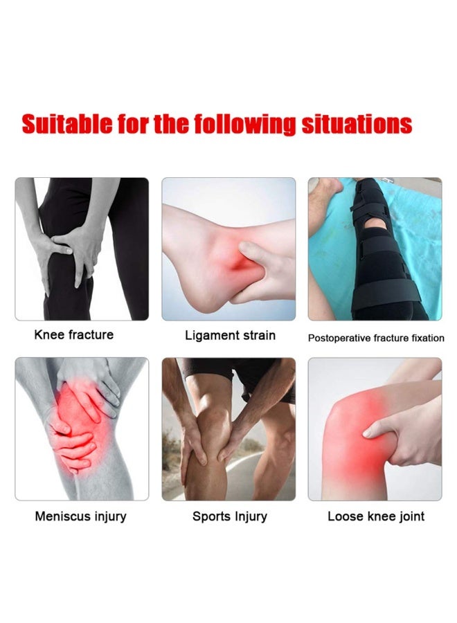 Knee Brace Immobilizer – Post-Op Knee Splint for Before & After Surgery – 45 cm (18") - Image 2